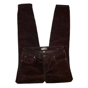 KUT from the Kloth Womens Corduroy Skinny Pants Brown Size 2 Mid Rise 5-Pocket